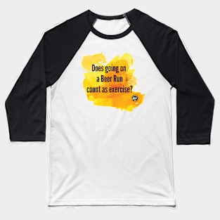 Beer Run Baseball T-Shirt